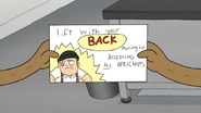 S6E06.048 Lift With Your Back Moving Co. Business Card