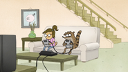 S7E01.001 Rigby and Eileen Playing Video Games