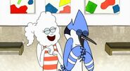 S3E25 Mordecai and CJ laughing 2