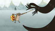 S4E25.169 Rigby Fighting the Stress Monster