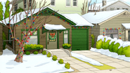 S7E18.007 Eileen's House with Christmas Decoration