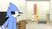 S6E19.077 Mordecai and Rigby Makes it to the Love Test Machine