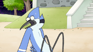 S8E01.031 Mordecai Watching Everybody Panic