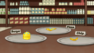 S7E26.125 Mini Diamond-Encrusted Golden Food