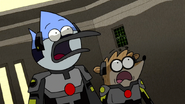 S6E24.384 Mordecai and Rigby's Reaction Towards the Incoming Moon