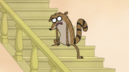 S5E05.058 Rigby Groaning Down the Stairs