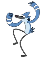 Mordecai's normal appearance