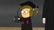 Eileen's outfit for her college graduation in "Rigby's Graduation Day Special"