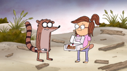 S5E37.176 Rigby and Eileen Staring at Each Other