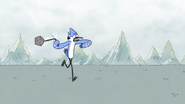 S4E25.174 Mordecai Charging with a Flail