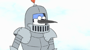 S7E26.144 Mordecai in a Suit of Armor