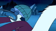 S8E23.098 Snow Monster Hitting Mordecai