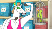 S7E10.023 Party Horse Partying with a Parrot