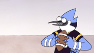 S6E13.010 Mordecai Ready to Throw the Football