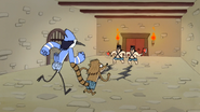 S4E13.200 Mordecai and Rigby VS. The Twin Guards