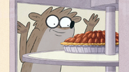 S6E17.045 Rigby Staring at Pecan Pie