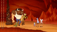 S5E27.59 Minotaur Confronting Mordecai