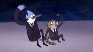 S7E02.101 Mordecai and Rigby Happy to be in Benson's Speech