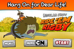 Cartoon Network Games: Regular Show - Ride 'Em Rigby 