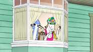 S6E21.119 Party Horse Blowing on a Party Horn