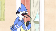 S03E16.106 Mordecai Typing In Coffee