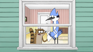 S6E06.013 Rigby Covers Mordecai for Wiping Windows