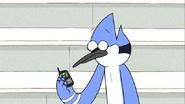 S03E16.039 Mordecai Listening To Margaret's Voice Message