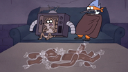 S7E09.327 Chocolate Body Parts in Front of Mordecai and Rigby