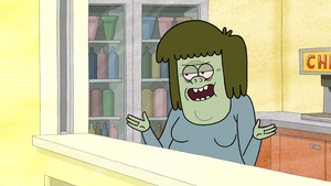 S5E36.080 Muscle Man Suggérant Mud Wrestling.PNG