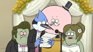 S6E28.099 Mordecai Reading Muscle Dad's Letter