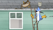 S7E19.041 Mordecai and Rigby Tossing Away Their Spoons