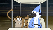 S4E24.199 Mordecai and Rigby Screaming at the Fanboys