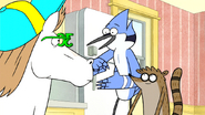 S6E21.138 Mordecai and Rigby Tutoring Party Horse