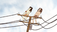 S4E17.188 Cavemen on the Telephone Pole