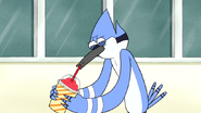 S4E26.012 Mordecai Drinking a Slushie