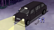 Mordecai and Pops around the Taxi