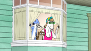 S6E21.111 Mordecai, Rigby, and Party Horse Seeing What Crashed