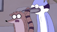 S7E11.071 Mordecai and Rigby Watching Something Boring