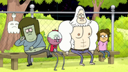 S8E24.026 Muscle Man Going to Throw a Rock