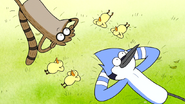 S6E24.045 Mordecai, Rigby, and the Baby Ducks Looking at the Sky