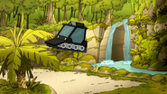 S6E24.224 Extreme Cart Coming Out of the Waterfall