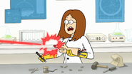 S7E32.126 Pam Accidentally Fired a Laser at Benson