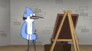 S5E24Mordecai about to Paint