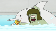 S6E05.060 Muscle Man Feeding a Pimple-Faced Dolphin