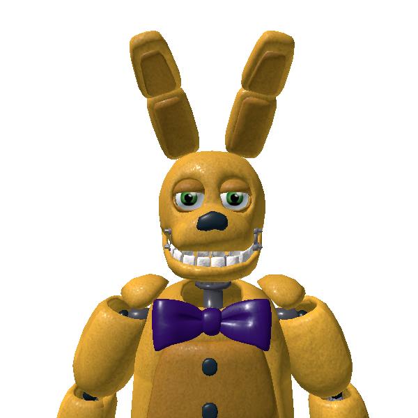 Notice how FredBear and female Spring Bonnie both have purple ties