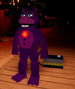 CRIANDO O WITHERED MR. HIPPO no Roblox Animatronic World 