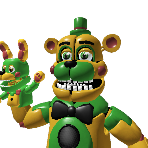 Steam Workshop::[FNAF WORLD] Shamrock Freddy