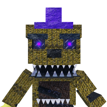 FNaF 4 Human Nightmare Fredbear Minecraft Skin