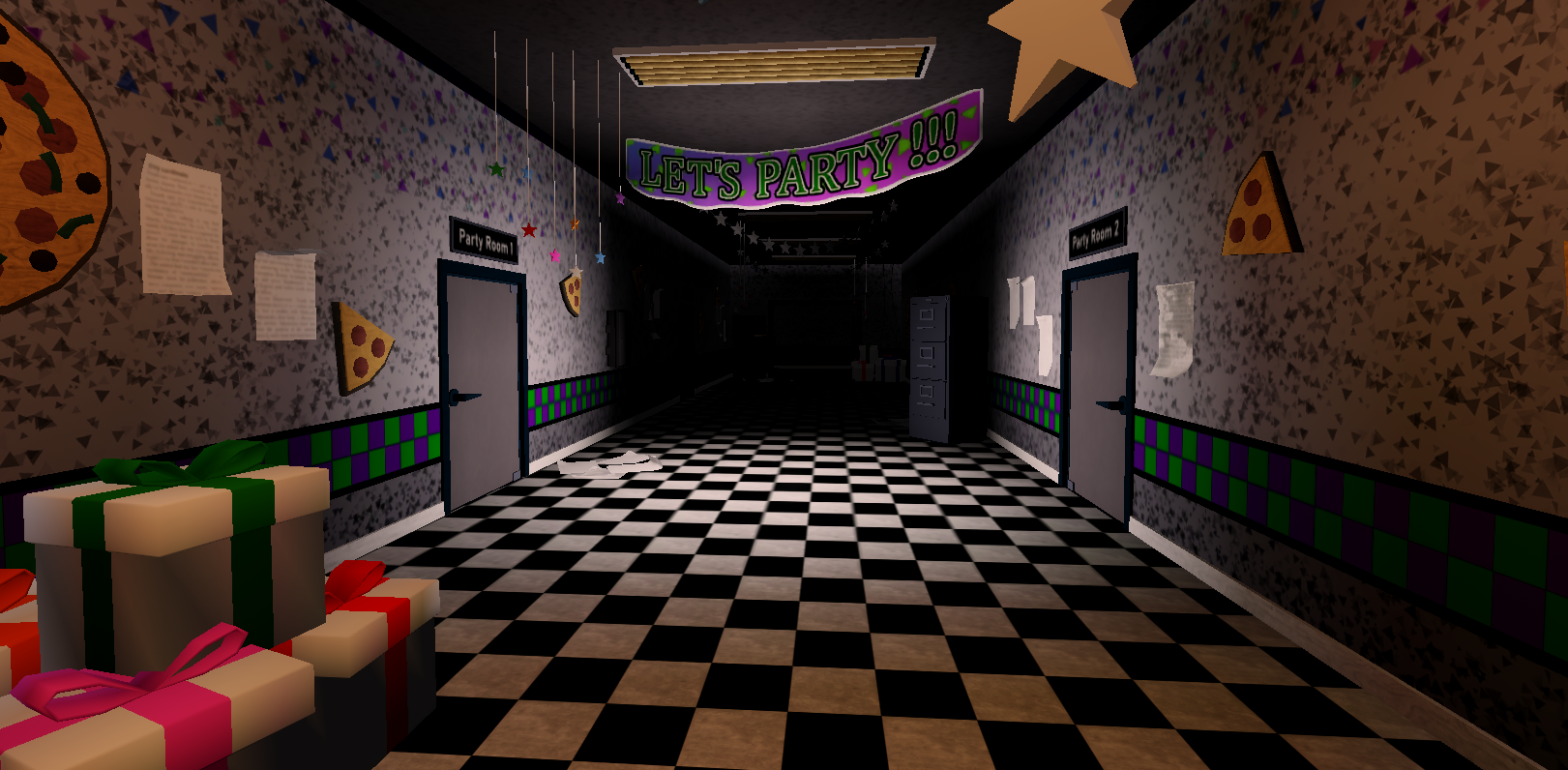 Freddy Fazbear's Pizza (1987) Outside view