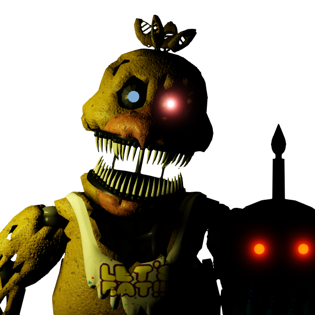Nightmare Withered Freddy - Fnaf Nightmare Chica Png, Transparent